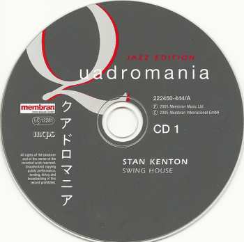 4CD/Coffret Stan Kenton: Swing House