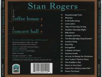CD Stan Rogers: From Coffee House To Concert Hall