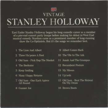 CD Stanley Holloway: Vintage Stanley Holloway