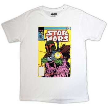 Marchandises Star Wars: Star Wars Unisex T-shirt: Boba Fett Comic Cover (small) S