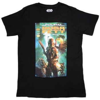 Marchandises Star Wars: Star Wars Unisex T-shirt: Boba Fett Comic Cover (small) S