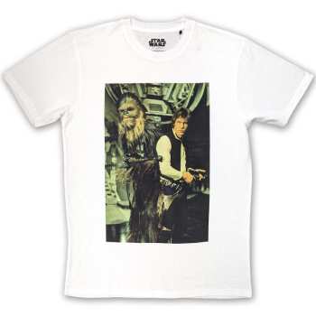 Merch Star Wars: T-shirt Chewbacca & Han Stare