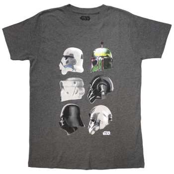 Merch Star Wars: T-shirt Helmet Profiles