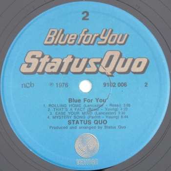 LP Status Quo: Blue For You