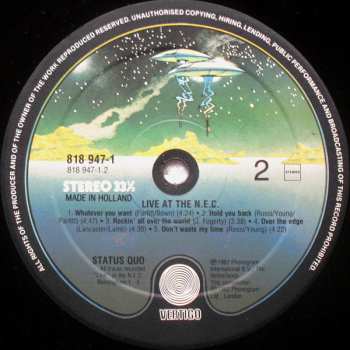 LP Status Quo: Live At The N.E.C.