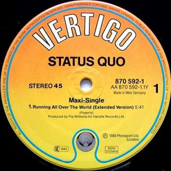 LP Status Quo: Running All Over The World