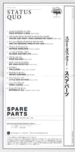 CD Status Quo: Spare Parts