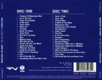 2CD Status Quo: Whatever You Want (The Very Best Of Status Quo)