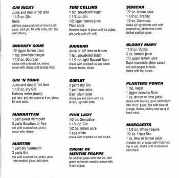 CD Steel Pole Bath Tub: Some Cocktail Suggestions