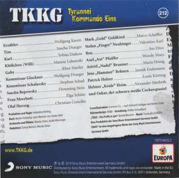 CD Stefan Wolf: TKKG 212 - Tyrannei Kommando Eins