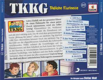 CD Stefan Wolf: TKKG 217 - Tödliche Klarinette