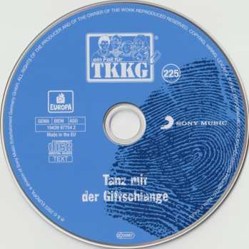 CD Stefan Wolf: TKKG 225 - Tanz Mit Der Giftschlange