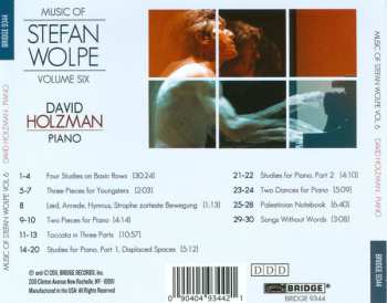 CD Stefan Wolpe: Music Of Stefan Wolpe Vol. 6