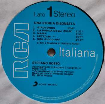 LP Stefano Rosso: Una Storia Disonesta