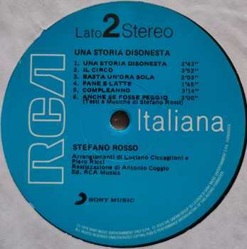 LP Stefano Rosso: Una Storia Disonesta