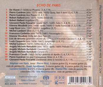 SACD Stephan Van Dyck: Echo De Paris / Parisian Love Songs 1610-1660