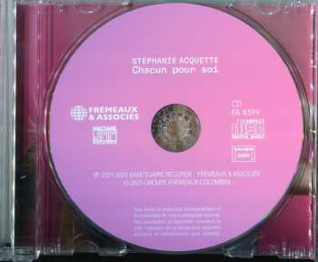CD Stéphanie Acquette: Chacun Pour Soi