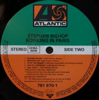 LP Stephen Bishop: Bowling In Paris