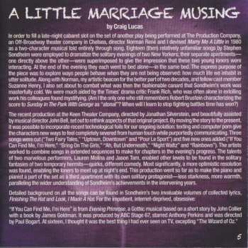 CD Stephen Sondheim: Marry Me A Little