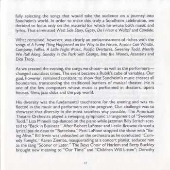 2CD Stephen Sondheim: A Celebration At Carnegie Hall