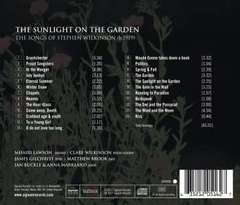 CD James Gilchrist: The Sunlight On The Garden: The Songs Of Stephen Wilkinson
