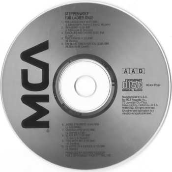 CD Steppenwolf: For Ladies Only