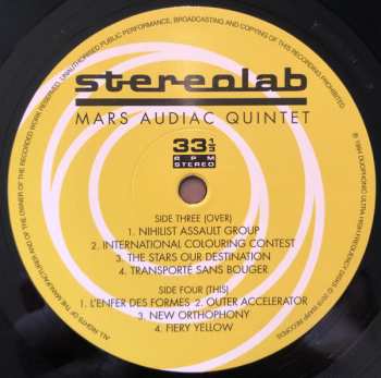 3LP Stereolab: Mars Audiac Quintet