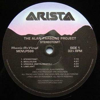 LP The Alan Parsons Project: Stereotomy