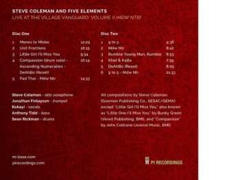 2CD Steve Coleman And Five Elements: Live At The Village Vanguard Volume II (Mdw Ntr)