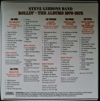 5CD/Coffret Steve Gibbons Band: Rollin'  (The Albums 1976-1978)