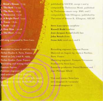 CD Roswell Rudd: Monk's Dream