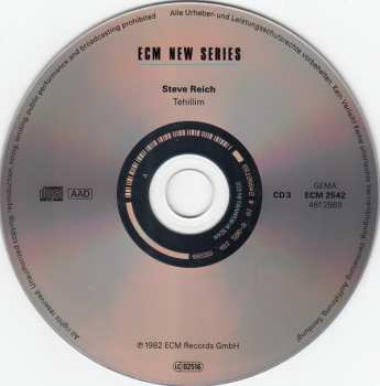 3CD/Coffret Steve Reich: The ECM Recordings LTD