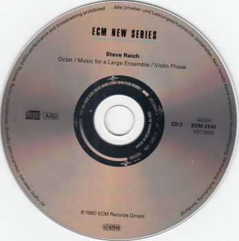 3CD/Coffret Steve Reich: The ECM Recordings LTD