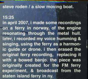 7CD/Coffret Steve Roden: A Thousand Breathing Forms (2003-2008)