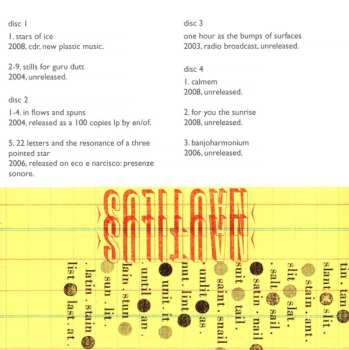 7CD/Coffret Steve Roden: A Thousand Breathing Forms (2003-2008)