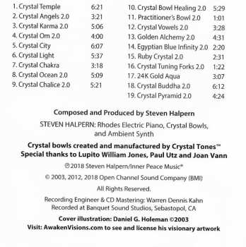 CD Steven Halpern: Crystal Bowl Healing 2.0