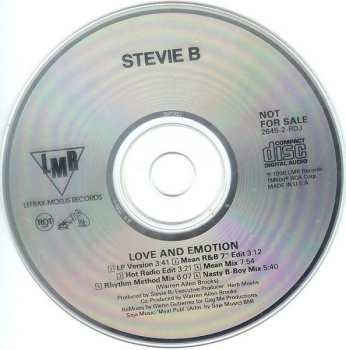 CD Stevie B: Love And Emotion