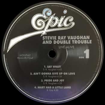 2LP Stevie Ray Vaughan & Double Trouble: Live Alive