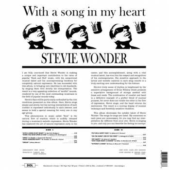 LP Stevie Wonder: With A Song In My Heart DLX