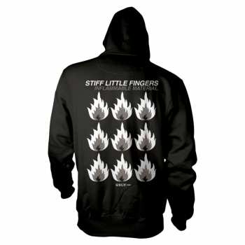 Marchandises Stiff Little Fingers: Mikina S Kapucí Inflammable Material S