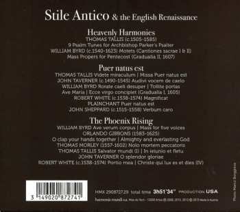 3CD/Coffret Stile Antico: A Musical Journey Into The English Renaissance