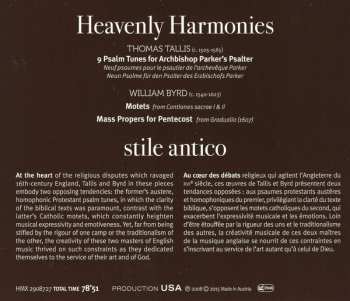 3CD/Coffret Stile Antico: A Musical Journey Into The English Renaissance