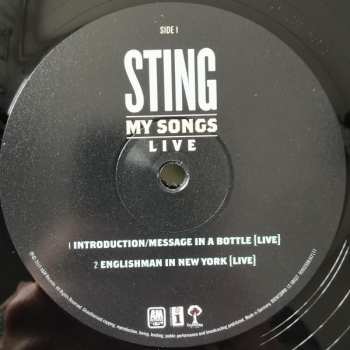 2LP Sting: My Songs (Live) LTD