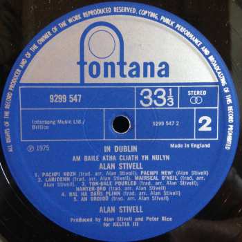 LP Alan Stivell: In Dublin - Am Baile Atha Cliath Yn Nulyn
