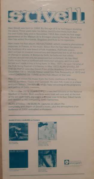 LP Alan Stivell: In Dublin - Am Baile Atha Cliath Yn Nulyn
