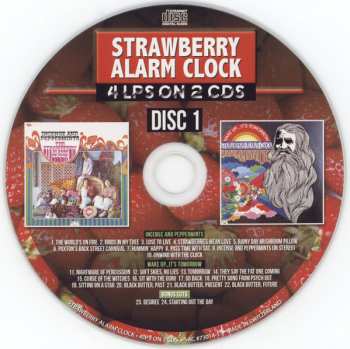 2CD Strawberry Alarm Clock: Strawberry Alarm Clock: 4 LPs On 2 CDs