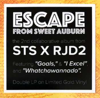 2LP RJD2: Escape From Sweet Auburn CLR