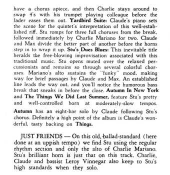 CD Jimmy Giuffre: Stu Williamson Plays - The Bethlehem Years