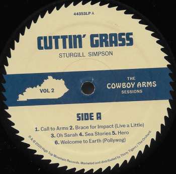 LP Sturgill Simpson: Cuttin' Grass - Vol. 2 (The Cowboy Arms Sessions)