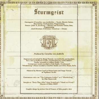 CD Sturmgeist: Über